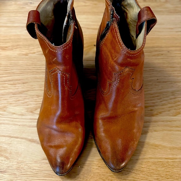 Frye Shoes - Frye Booties Size 8.5 Cognac Color